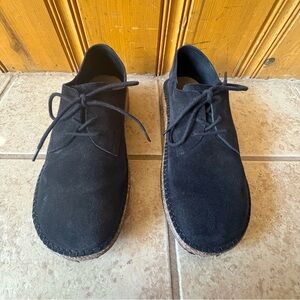 Birkenstock Men's Gary Suede Shoes Black Size EU 42, 9/9.5 US